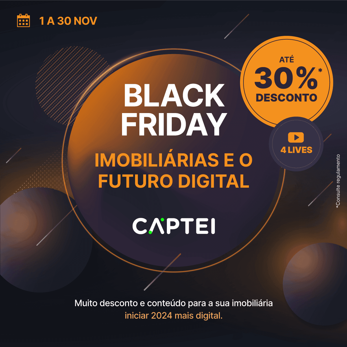 Black Friday Captei: garanta nosso material especial!